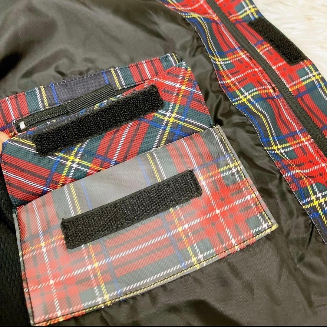 55【極美品】JEWEL スノボウェア 上下セット タータンチェック