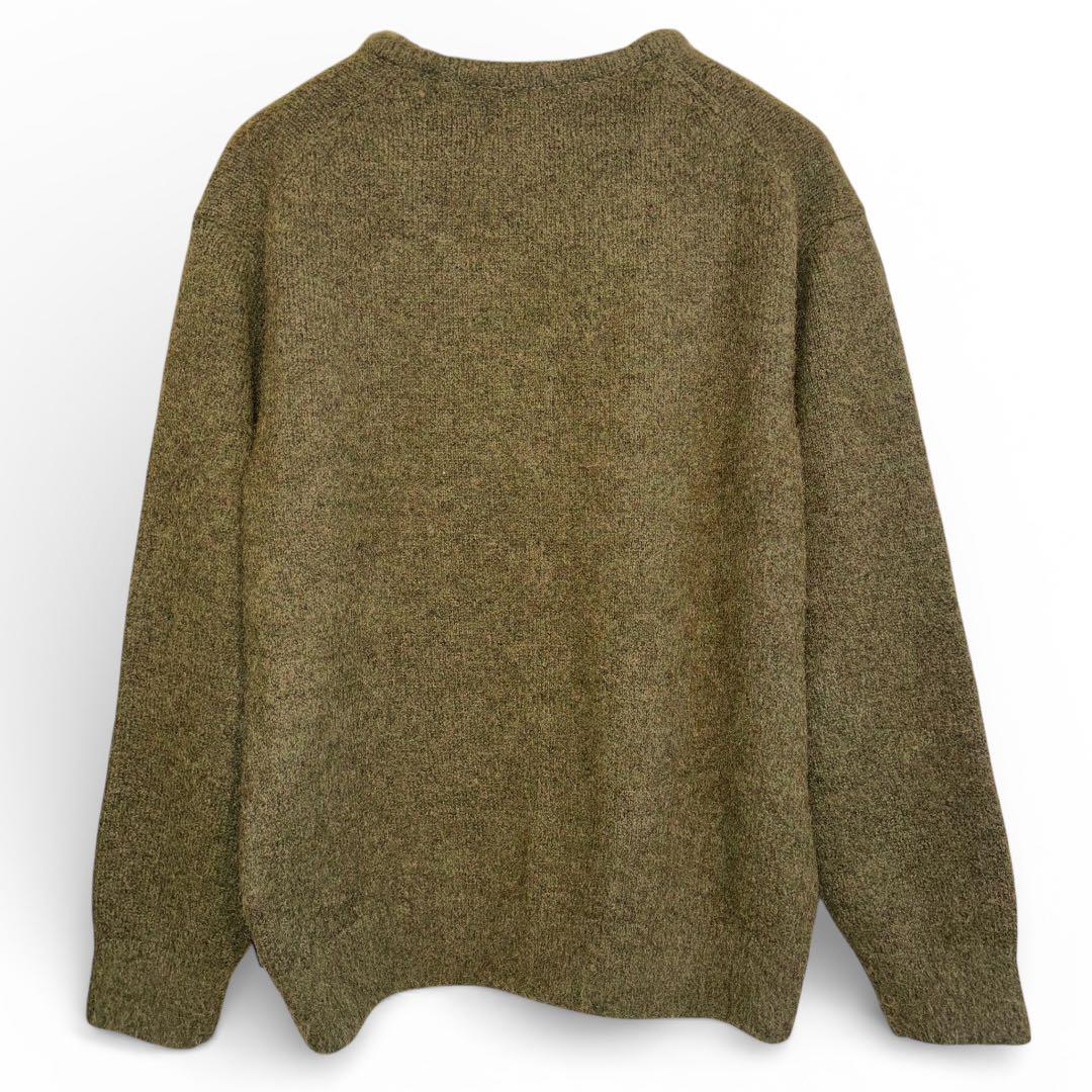 thisisneverthat ヘアリーニットカーディガン S オリーブ 完売