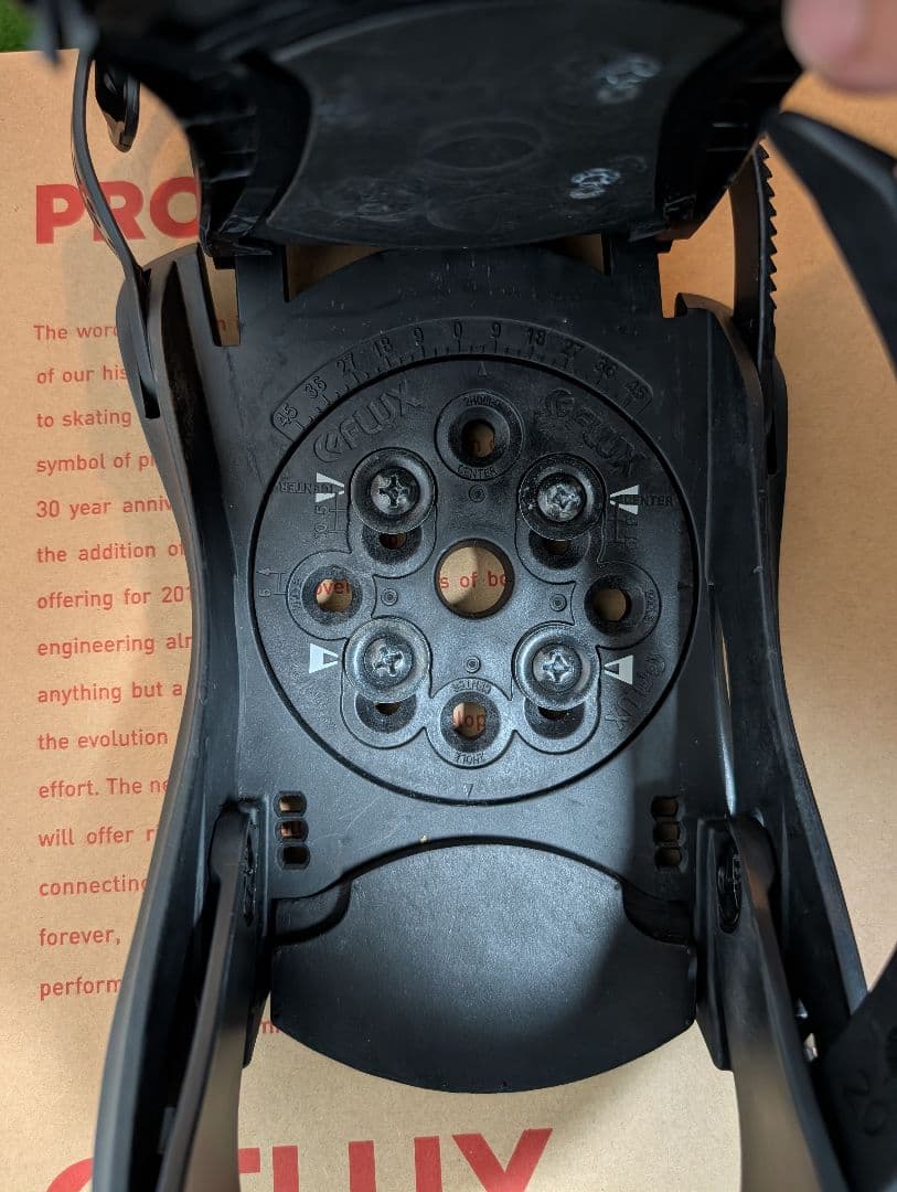 FLUX PR ブラック ビンディング バイン M スノボ