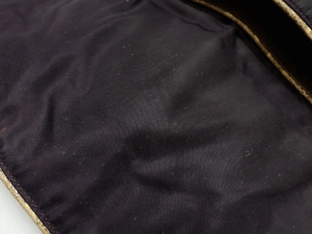 PRADA プラダ ナイロン×パイソン柄 ワンショルダーバッグ G8-B