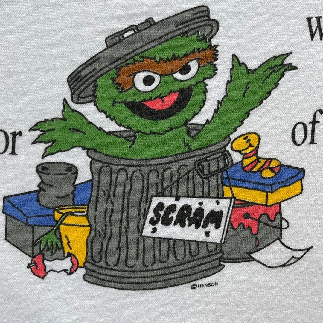 90s セサミストリート オスカー キャラ tシャツ USA製 - メルカリ