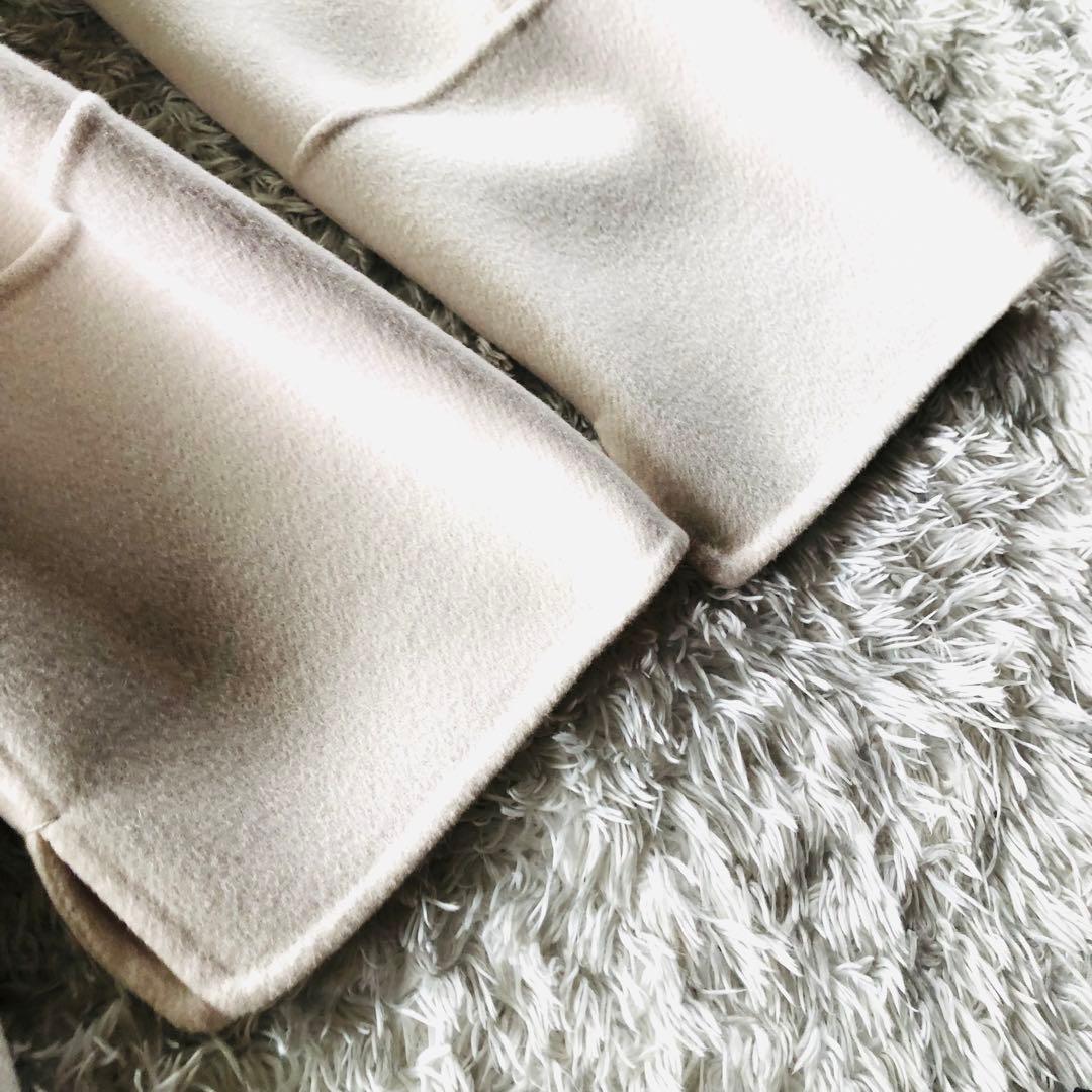 現行✨未使用 マックスマーラ マキシコート クチートアマーノ エクリュ 40