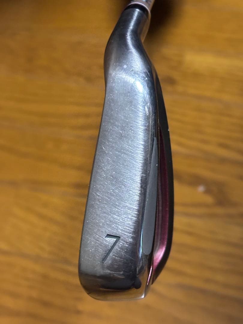 レディースXXIO MP12001Ｌ　アイアンセット 5本 ボルドー