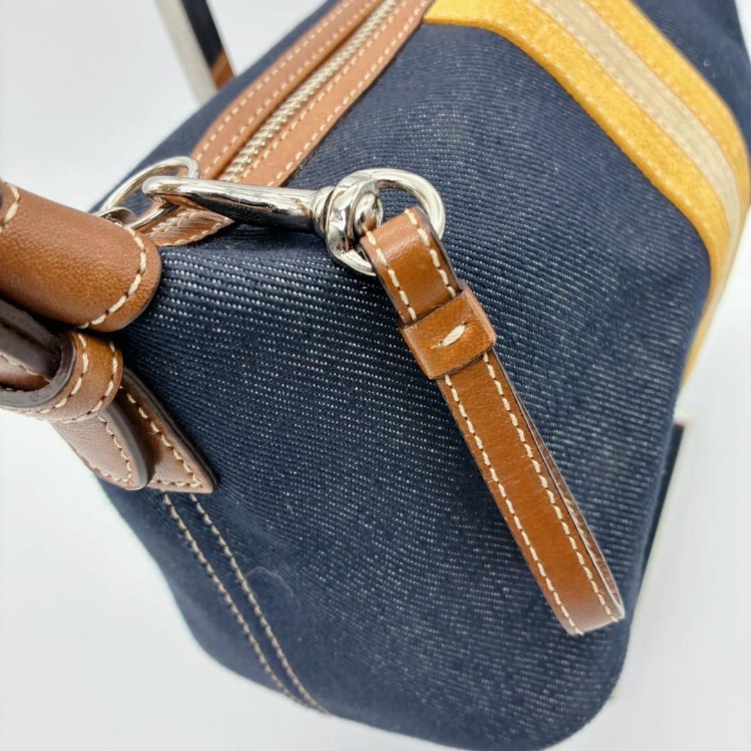 バッグ COACH denim accessory pouch oneshoulder