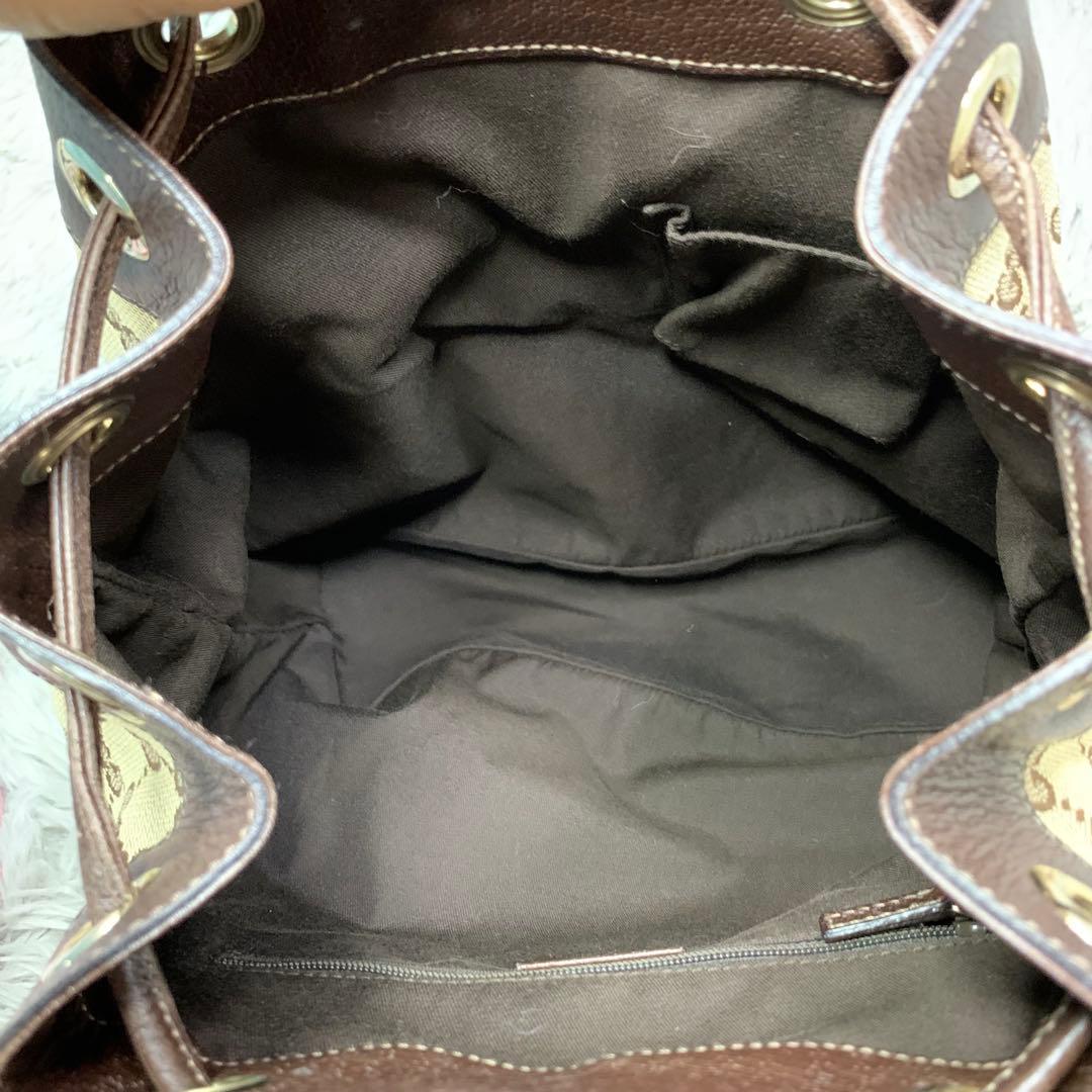 極美品 GUCCI グッチ アビー リュック バックパック GGキャンバス