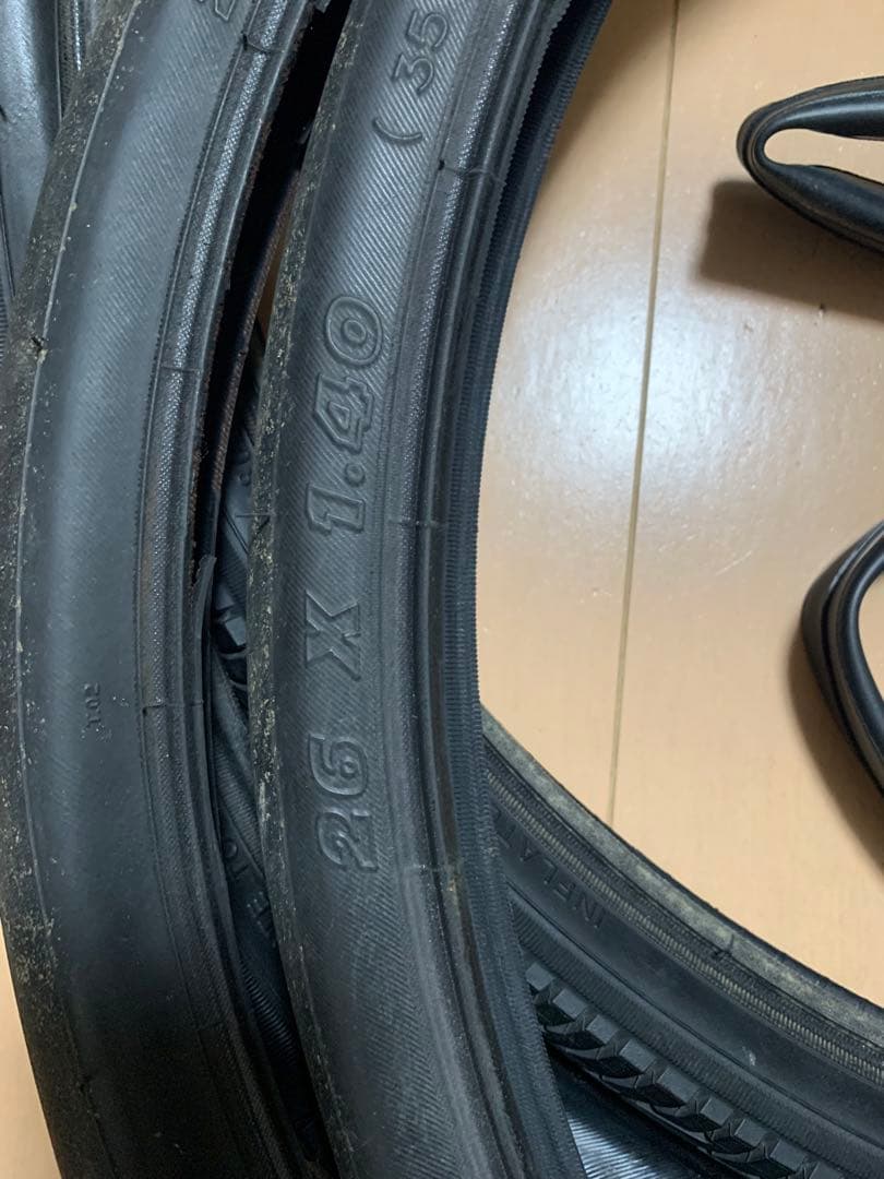 XTR RITCHEY 前後ホイール 26インチ リムブレーキ タイヤ2セット