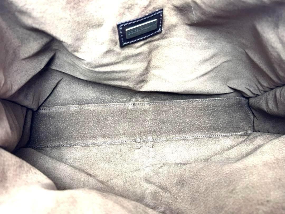 【美品】ドルチェアンドガッバーナ クロスボディ ショルダーバッグ スエード