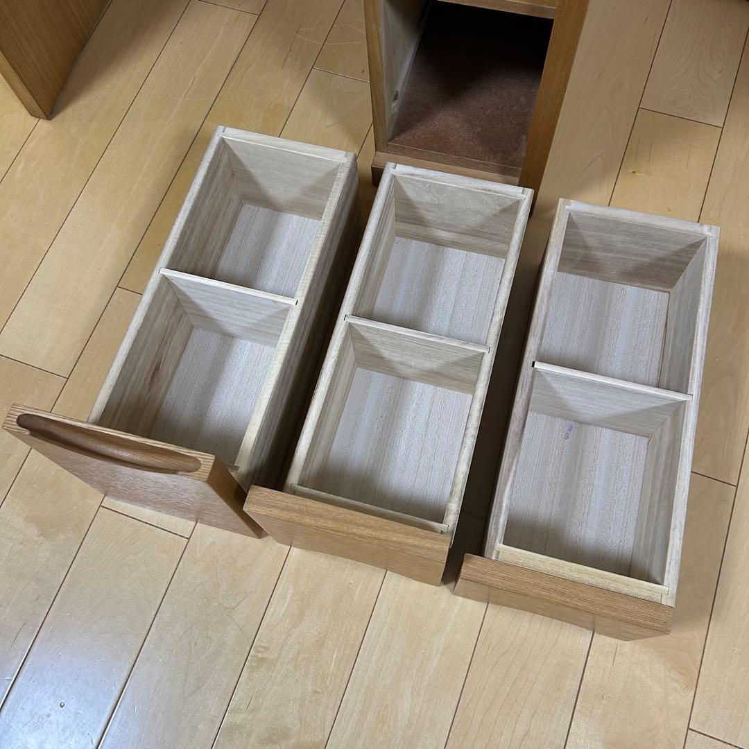 天然木 アルダー デスクドレッサー 2wayドレッサー 化粧台 家具の大丸