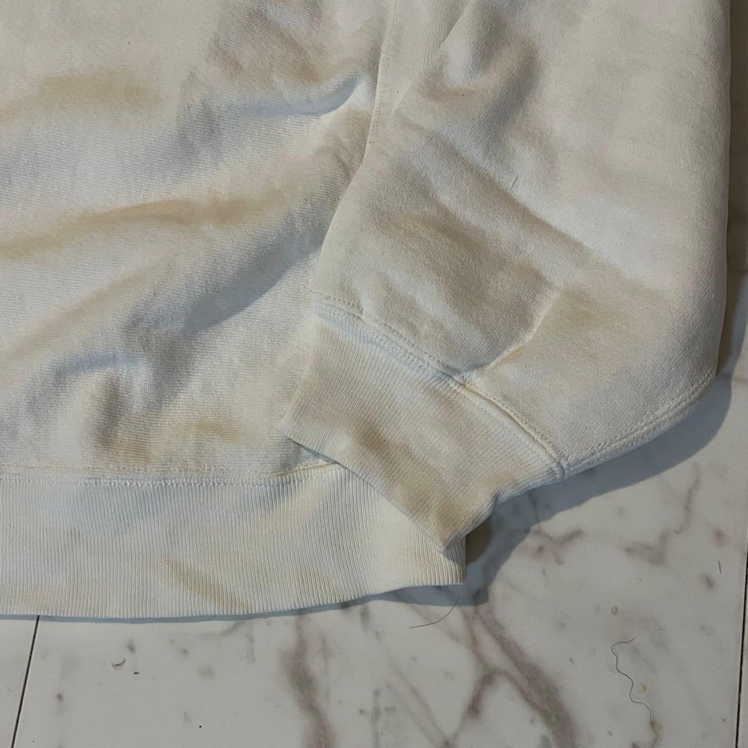 ど*ん様 80s/champion/L/リバース/ハーフ/スナップ/無地/レア/