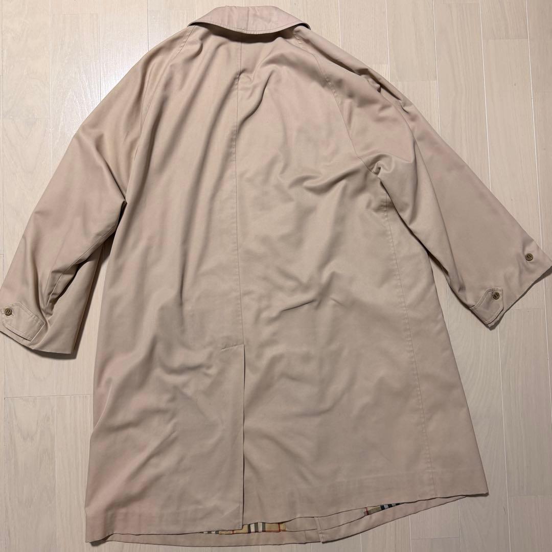 一枚袖 COTTON100% Burberry's ステンカラーコート 玉虫