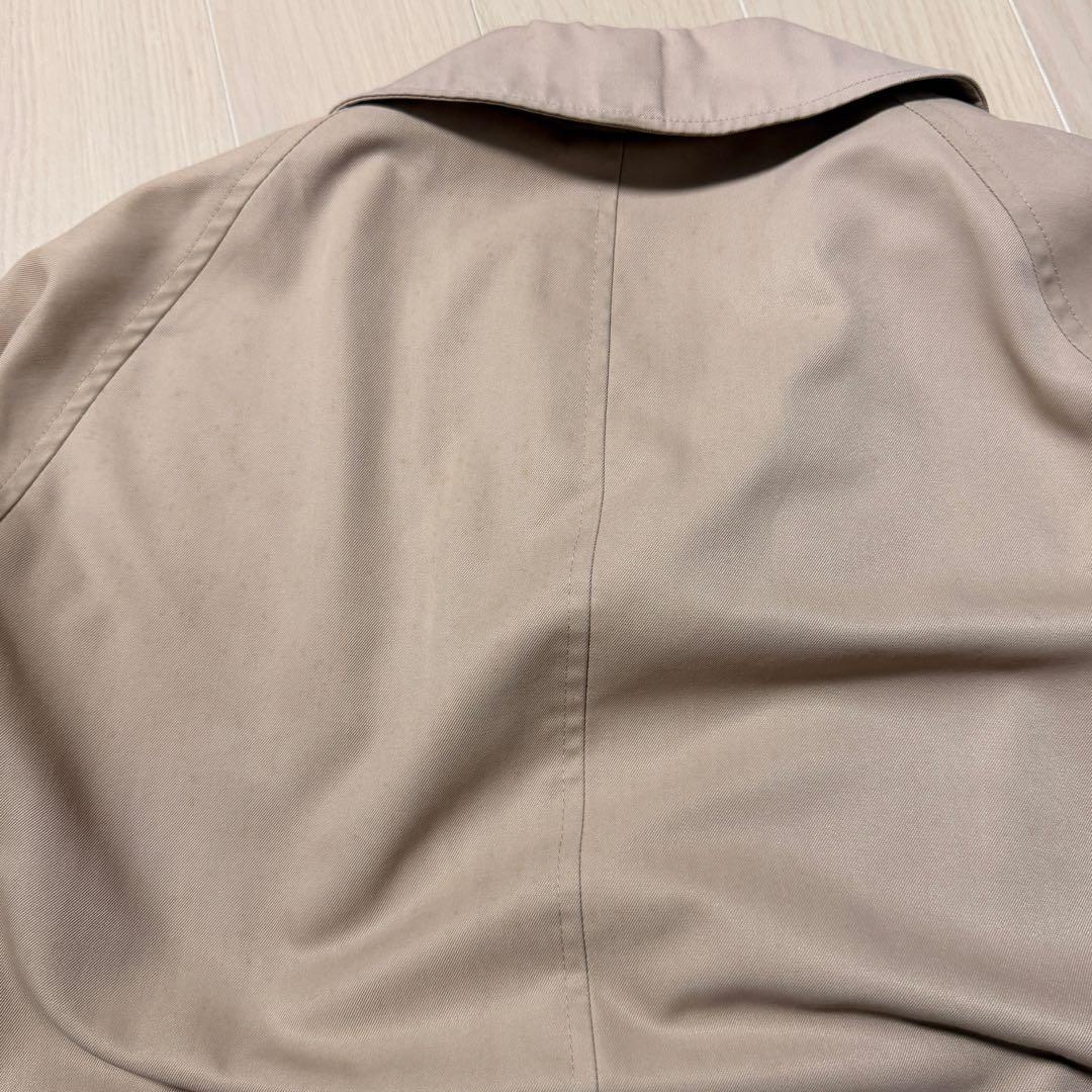 一枚袖 COTTON100% Burberry's ステンカラーコート 玉虫