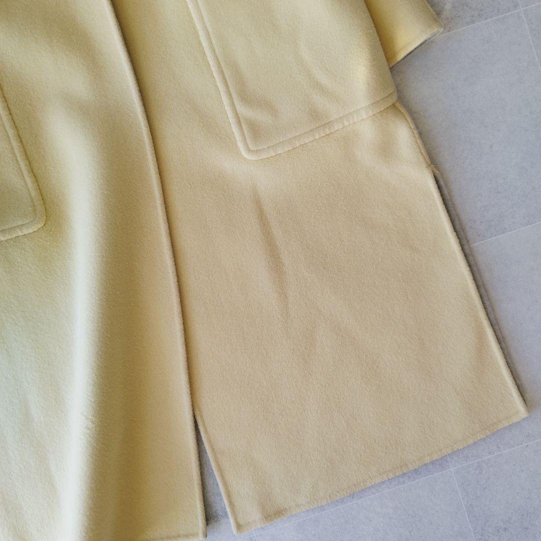 定番人気 デミルクスビームス ウールリバーロングコート リバーシブル ゆったり