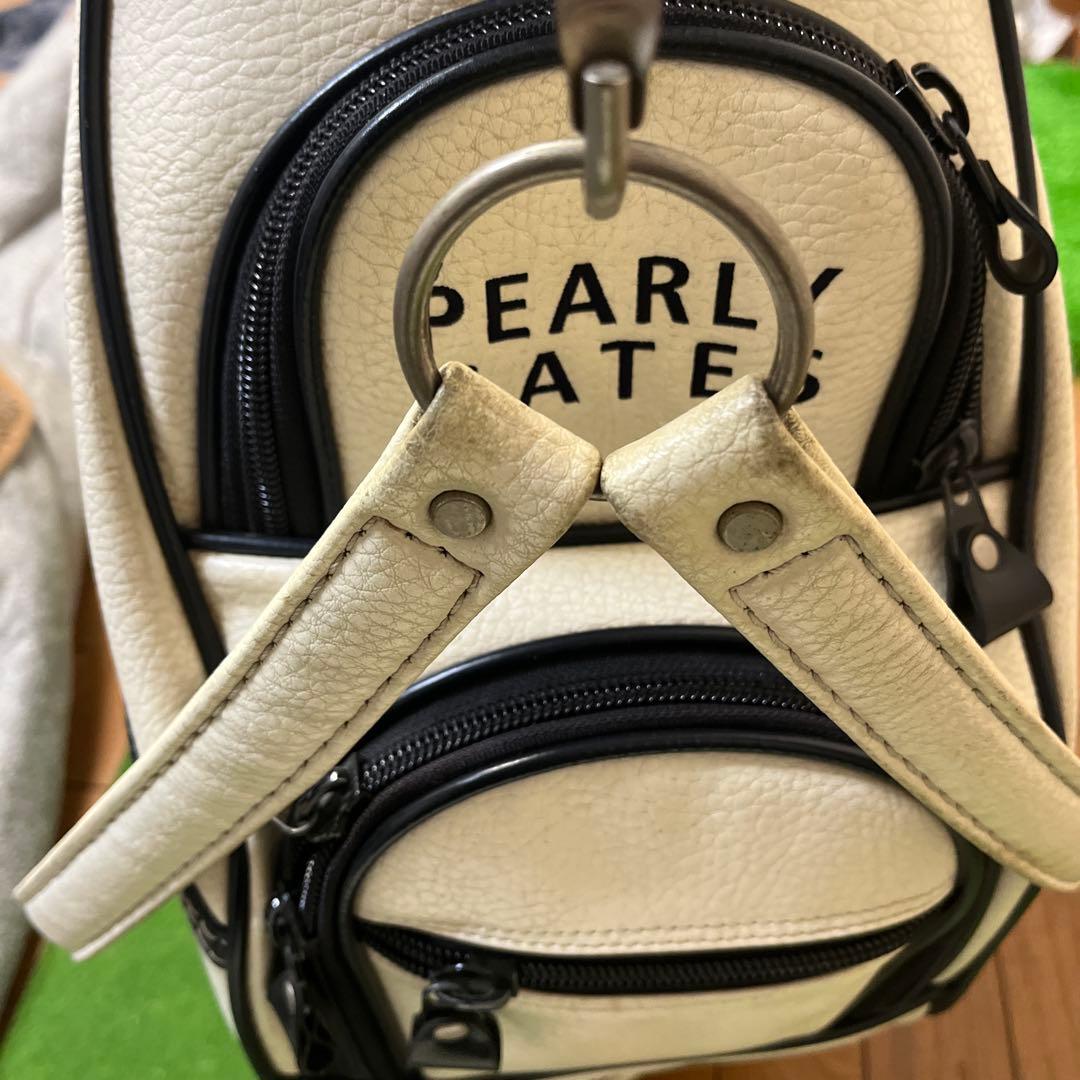 パーリーゲイツ　キャディーバッグ　白