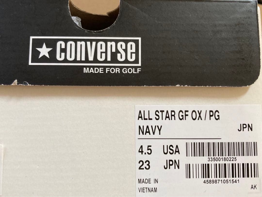 パーリーゲイツ×コンバース　スパイクレスシューズHI 23.0cm