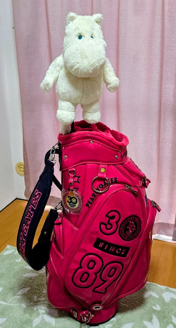 PEARLY GATES 30TH ゴルフバッグ ピンク