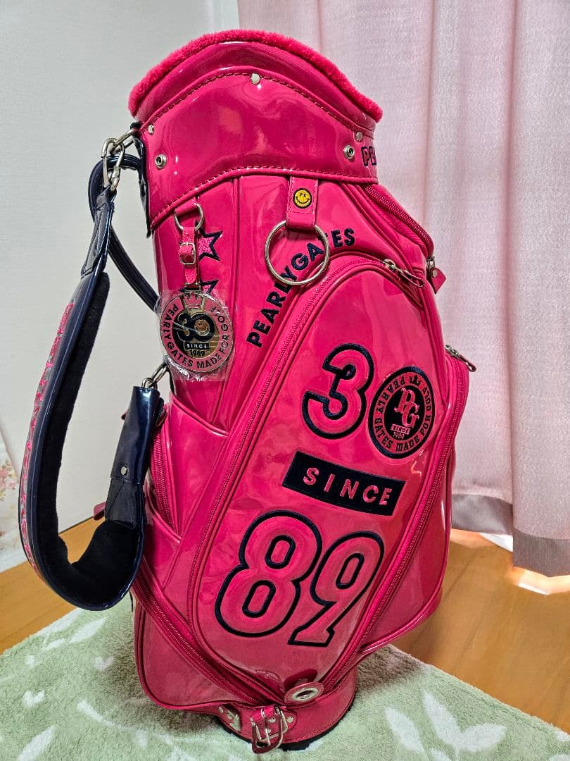 PEARLY GATES 30TH ゴルフバッグ ピンク