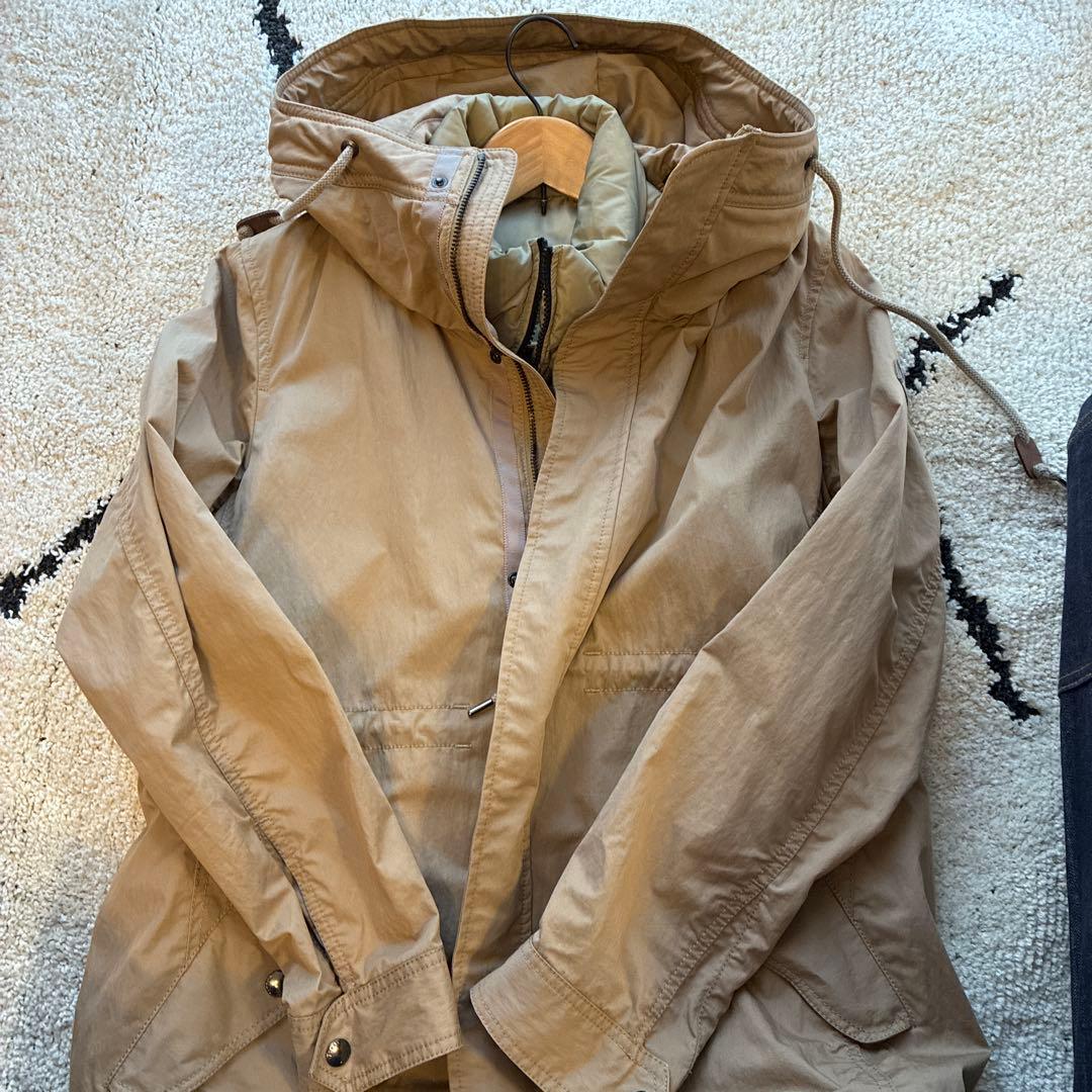 ブラウン モッズコート　タトラス　インナーダウン　TATRAS