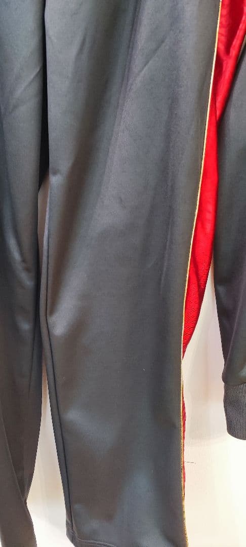 A1【美品】希少魔裟斗モデル　チャンピオン　ジャージ　上下　刺繍　黒　L　フード