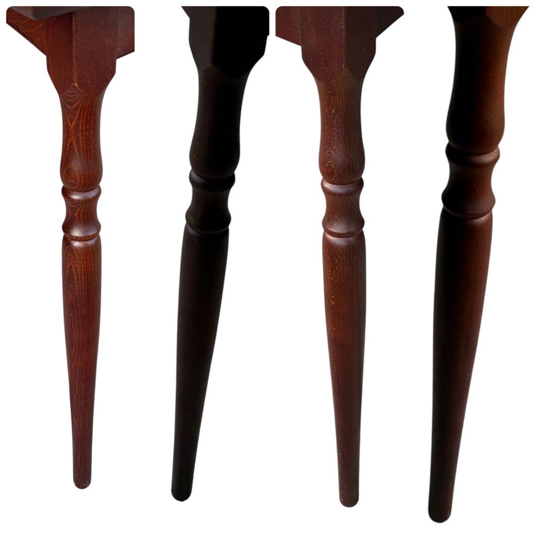 HR625木目が美しい 【希少デザイン】秋田木工 北欧テイストダイニング