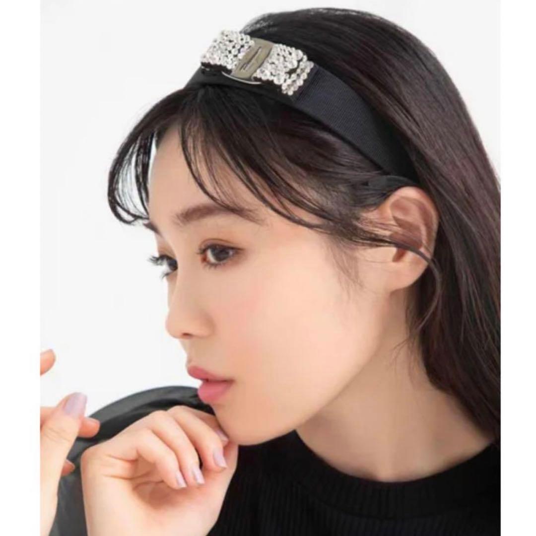 フェラガモ カチューシャ ヴァラ リボン スワロフスキー ferragamo