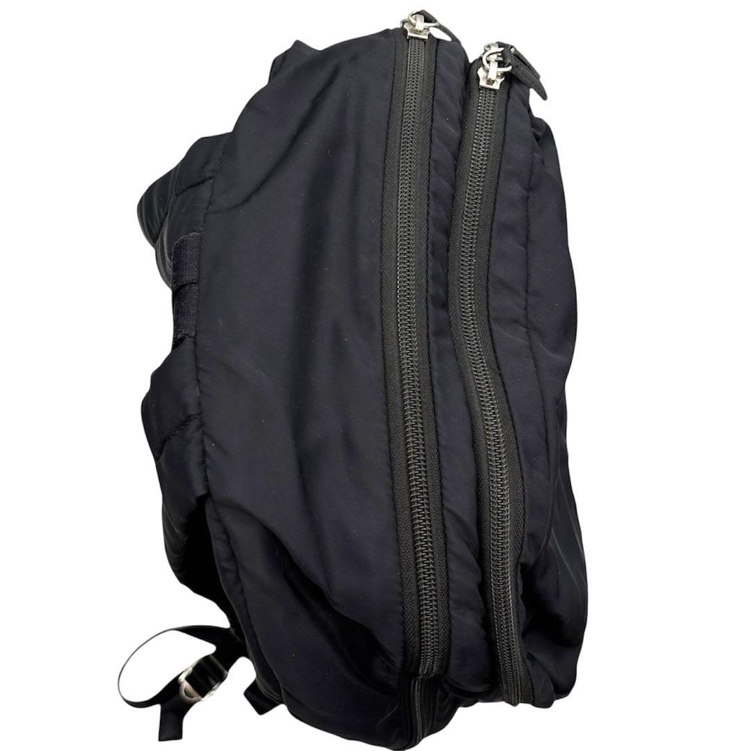 良品◎ アニエスベー A4可 リュック バックパック 男女可 ナイロン 黒