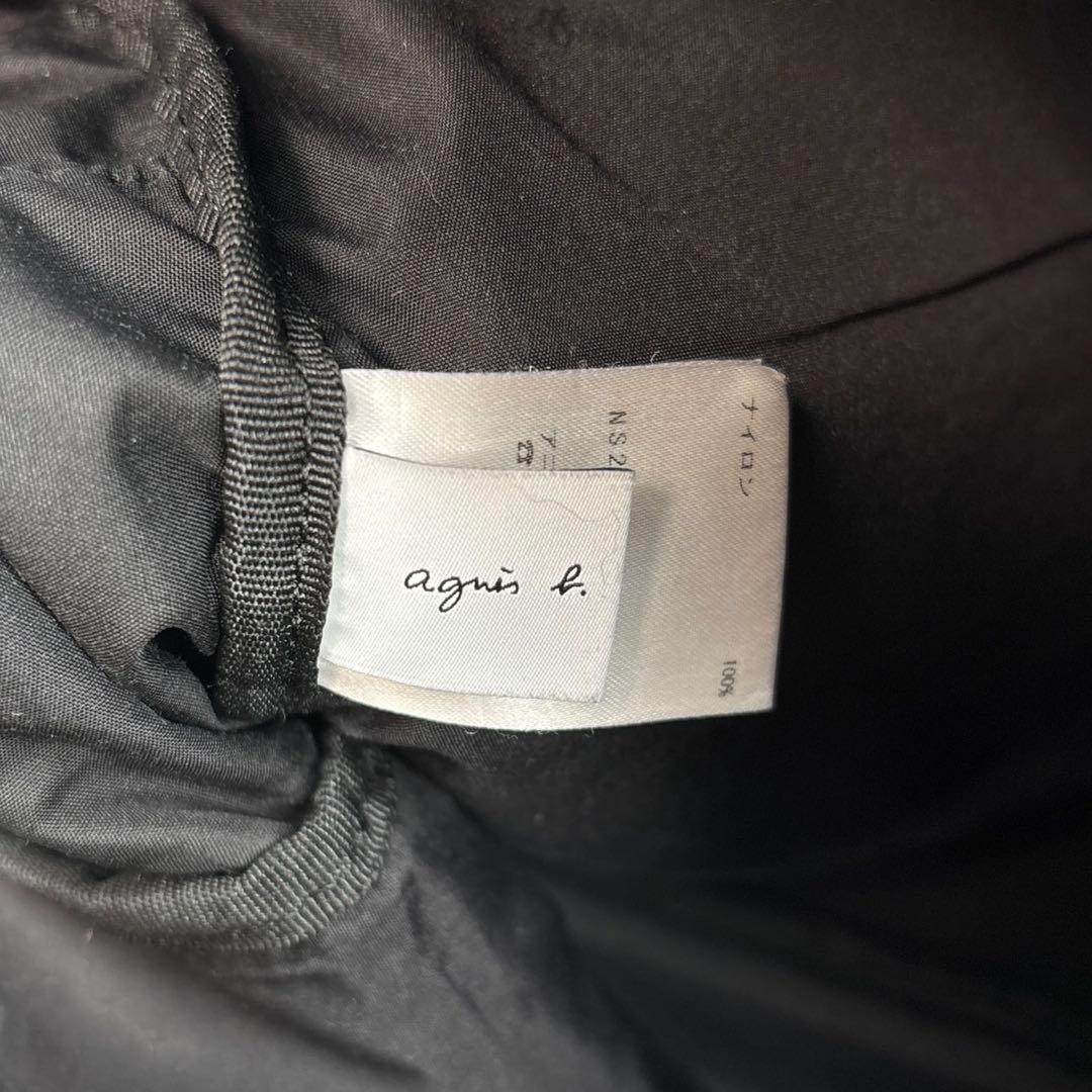 良品◎ アニエスベー A4可 リュック バックパック 男女可 ナイロン 黒