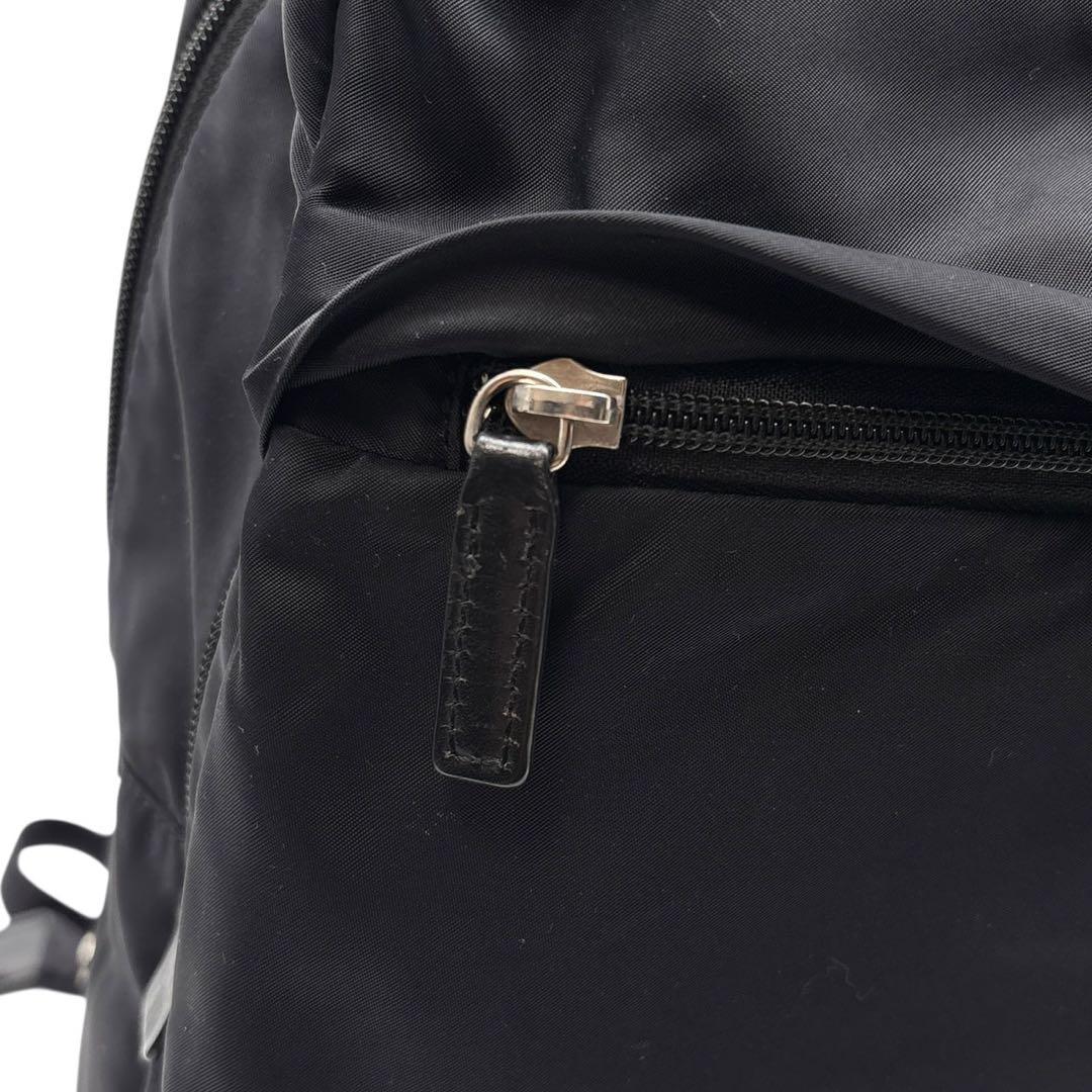 良品◎ アニエスベー A4可 リュック バックパック 男女可 ナイロン 黒