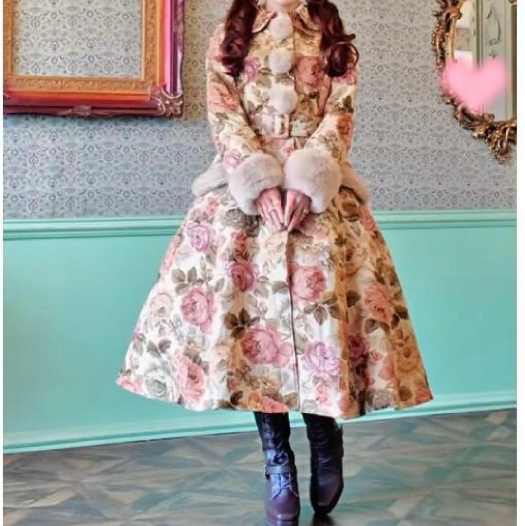 新品★ノエル メモワール ゴブランファーコート【3L】くる実　ロリータ　しまむら