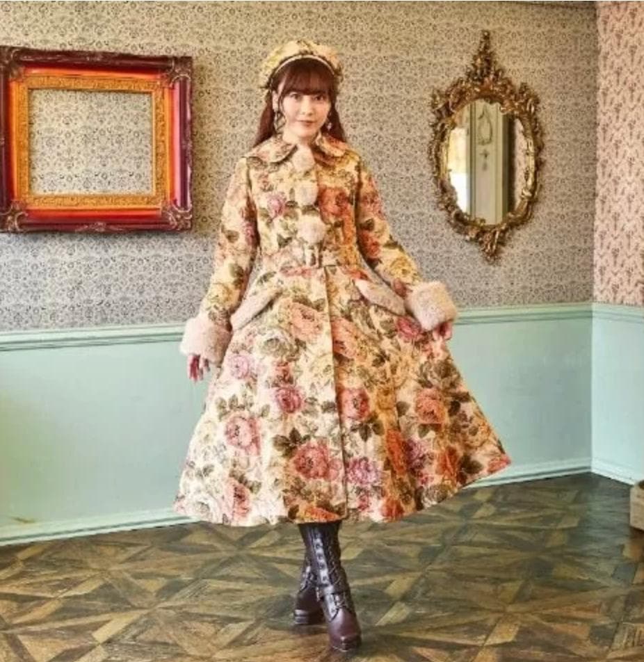 新品★ノエル メモワール ゴブランファーコート【3L】くる実　ロリータ　しまむら