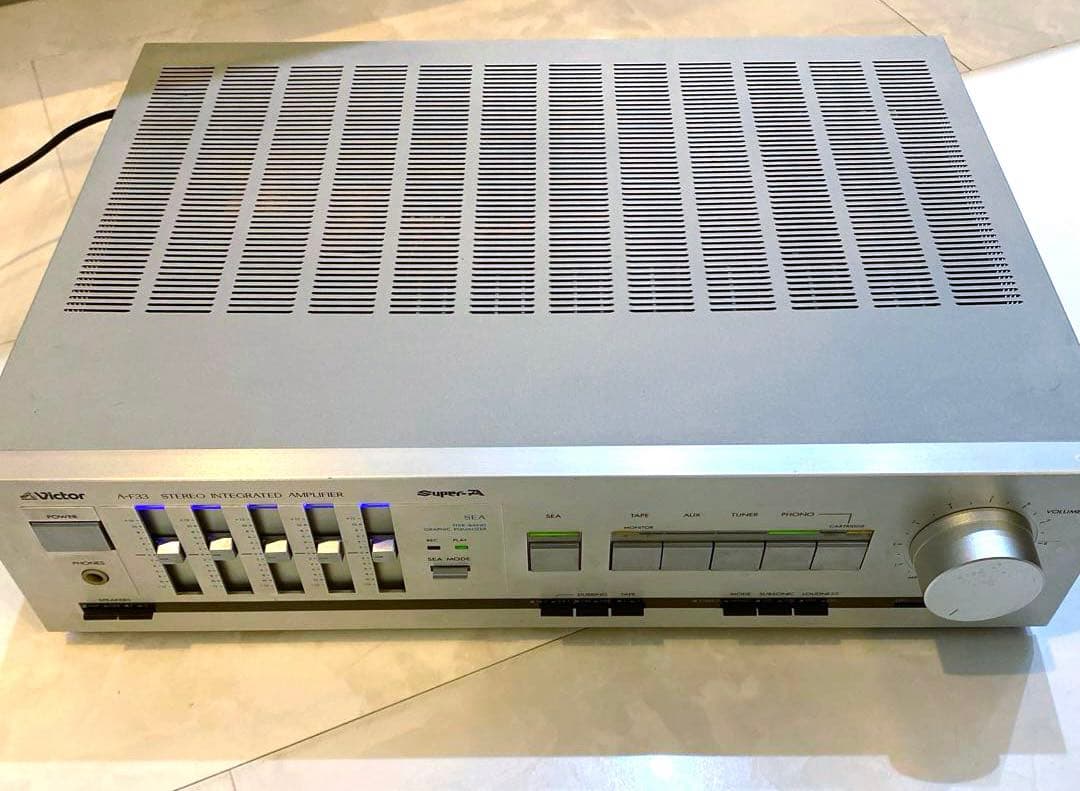 Victor プリメインアンプ A-F33 SEA搭載モデル ビクター - メルカリ