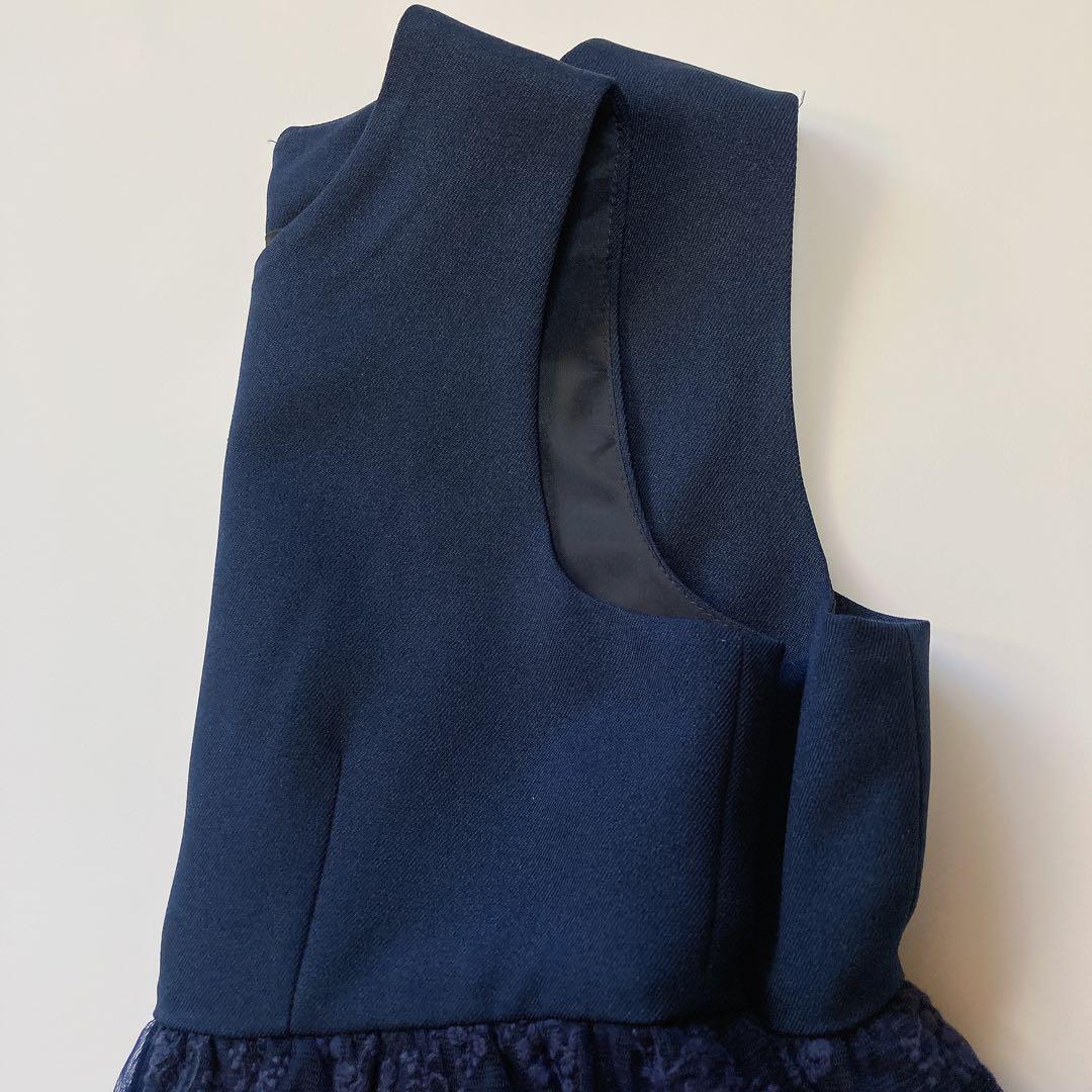 CHOPIN120size ネイビー×ホワイト 入学 卒園 発表会 セレモニー