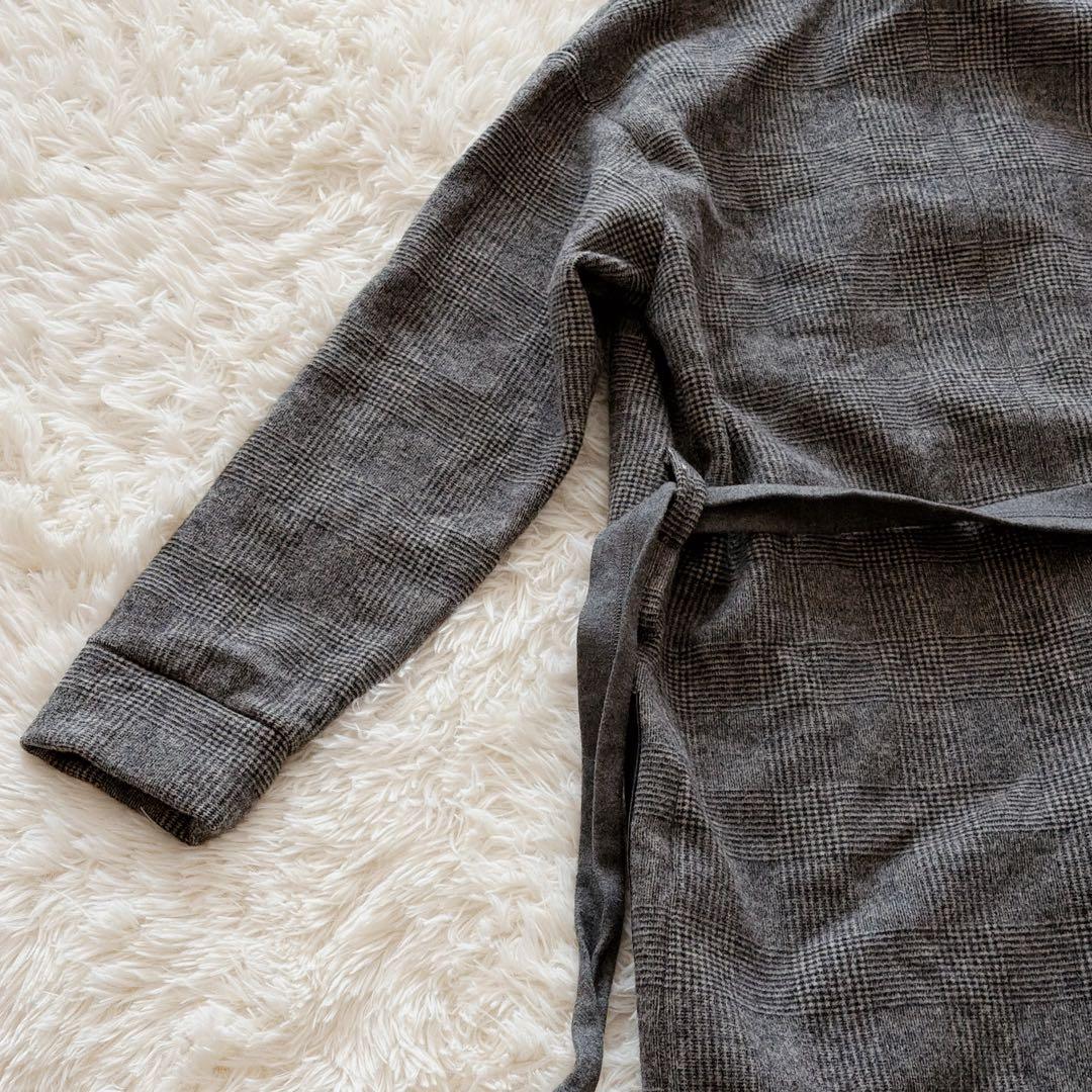 ATON メルトンフーディ ロープコート フーデット ガウン コート 山羊革