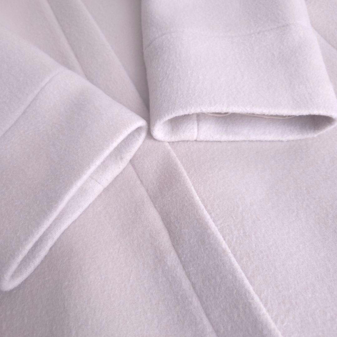 美品 イエナ 二重織りシャルムフードコクーンコート 大きいサイズ L