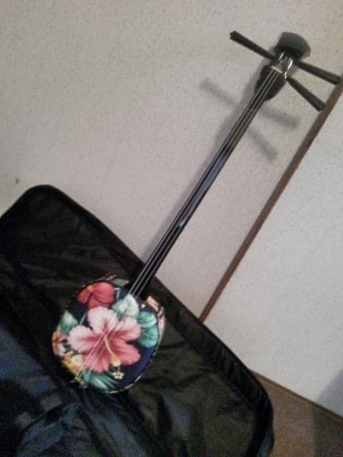 ♪沖縄で買った三線♪超綺麗で♪