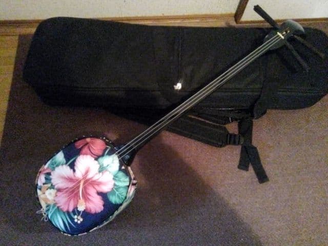 ♪沖縄で買った三線♪超綺麗で♪
