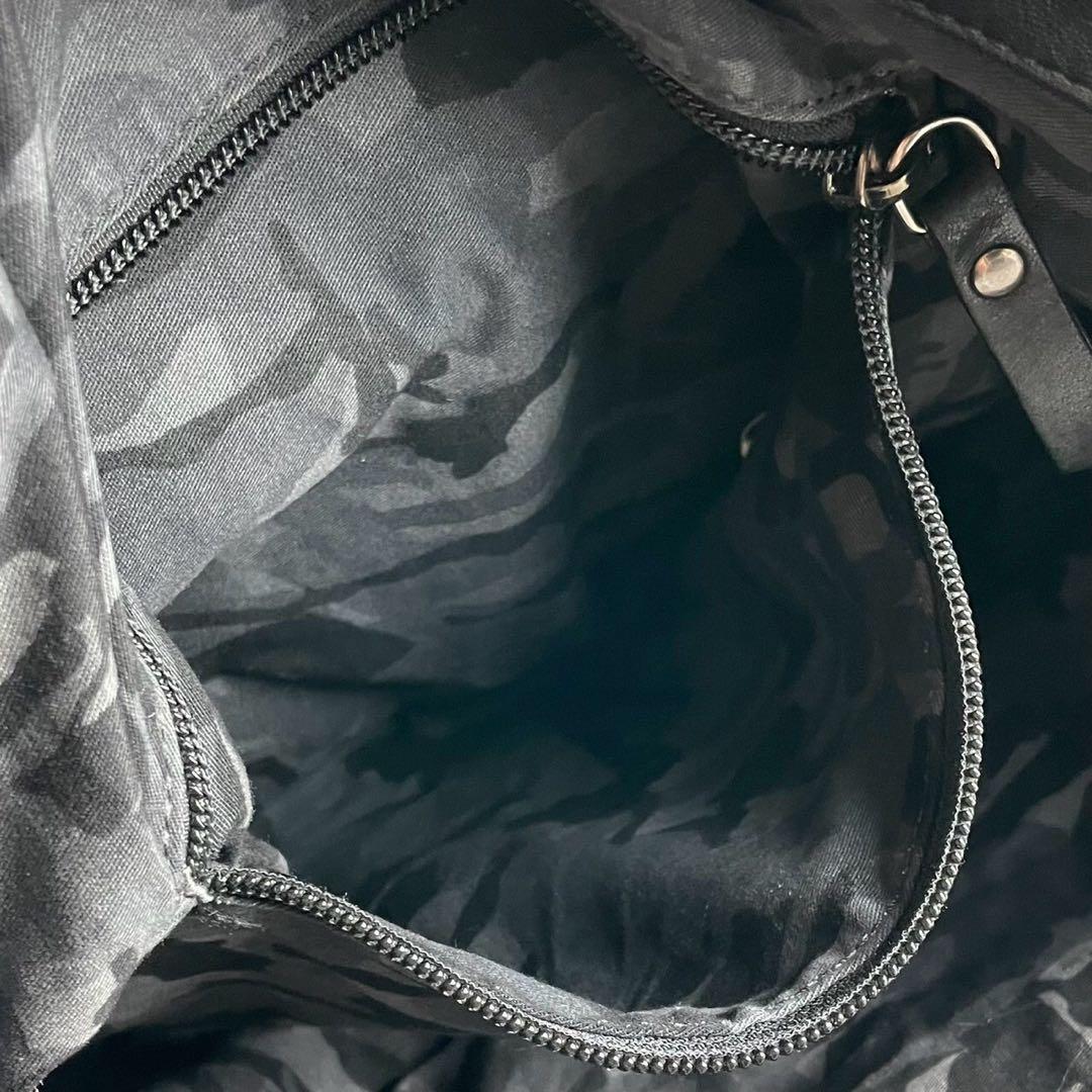 美品★ジミーチュウ フィッツロイ リュック スタースタッズ レザー 黒