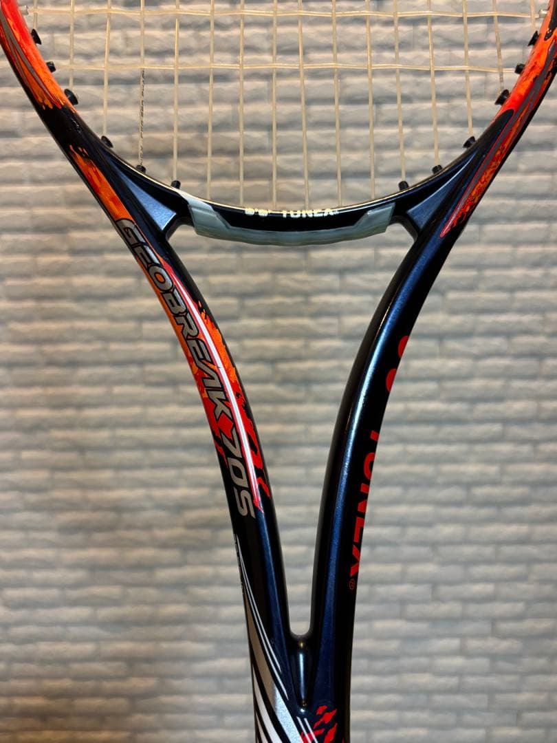 【◎美品•ケース付】GEOBREAK 70Sテニスラケット 黒/オレンジ