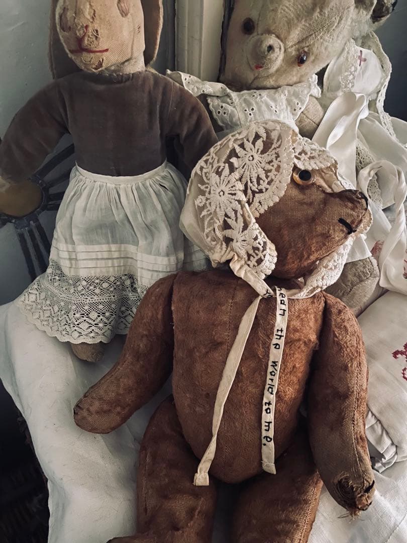 ¨*•.¸¸☆*・フランス アンティークベア ブロカント 襤褸　•*¨.¸¸☆*