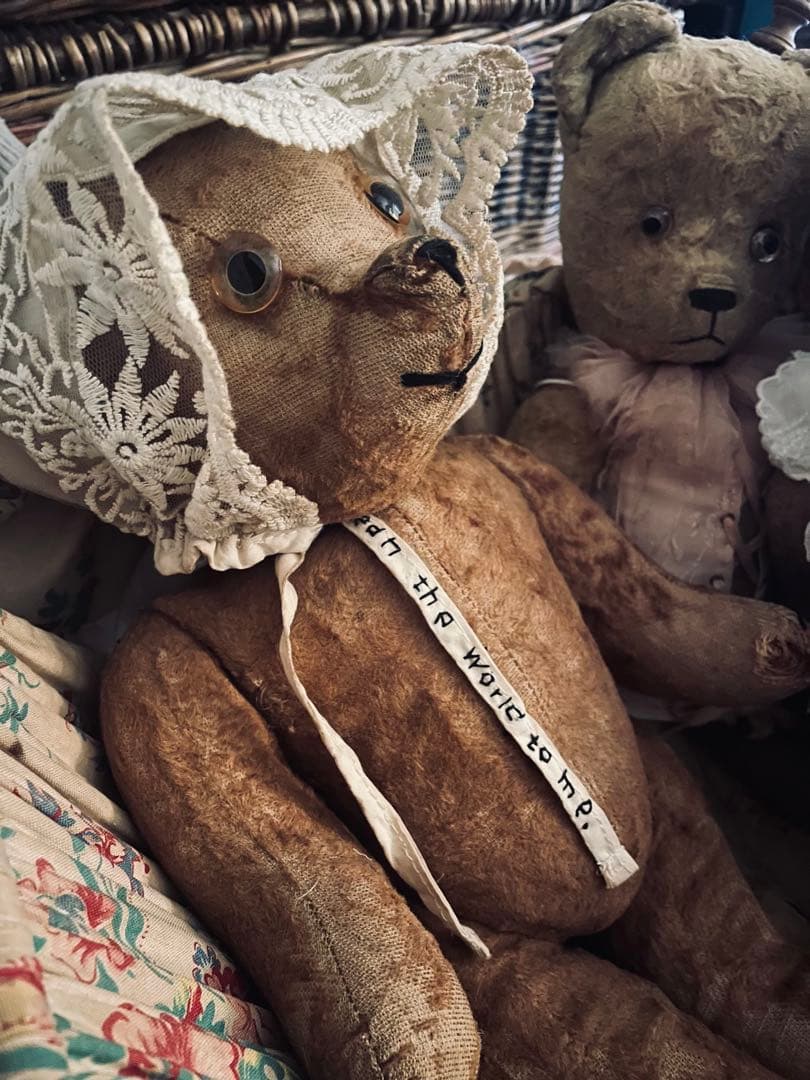 ¨*•.¸¸☆*・フランス アンティークベア ブロカント 襤褸　•*¨.¸¸☆*