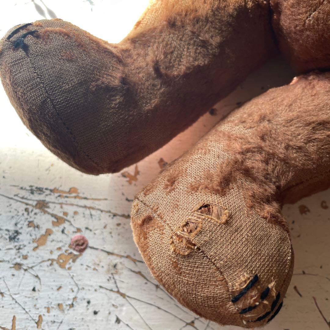 ¨*•.¸¸☆*・フランス アンティークベア ブロカント 襤褸　•*¨.¸¸☆*