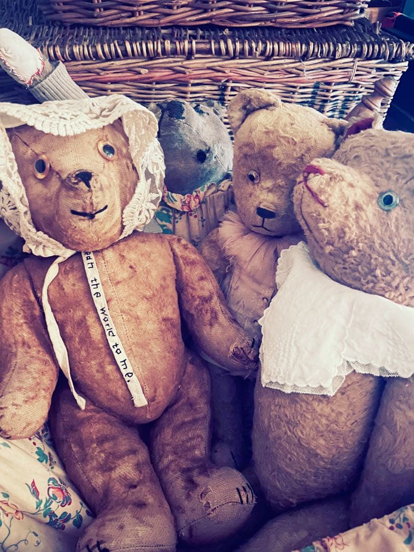 ¨*•.¸¸☆*・フランス アンティークベア ブロカント 襤褸　•*¨.¸¸☆*