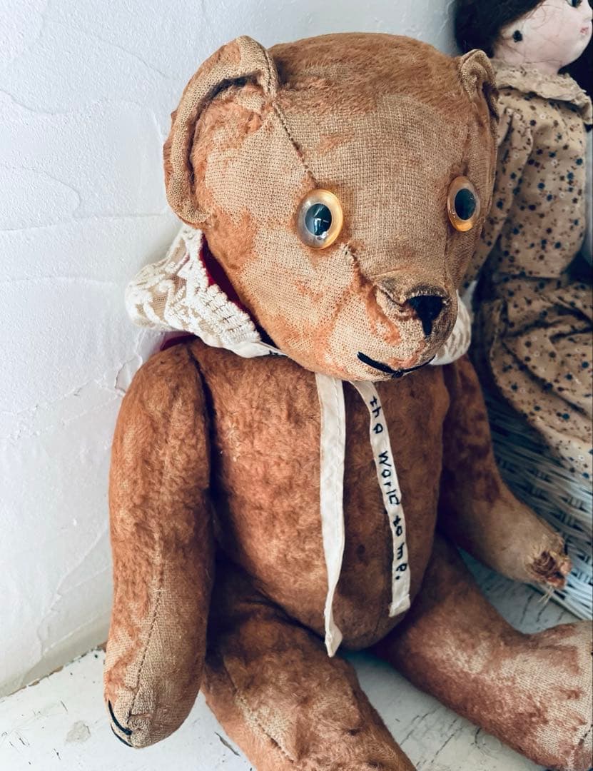 ¨*•.¸¸☆*・フランス アンティークベア ブロカント 襤褸　•*¨.¸¸☆*