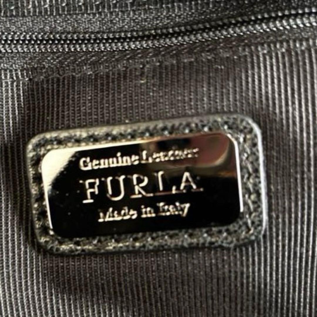FURLA✨未使用級スパイバッグ　ミニリュック　レザー　タッセルシルバーチェーン