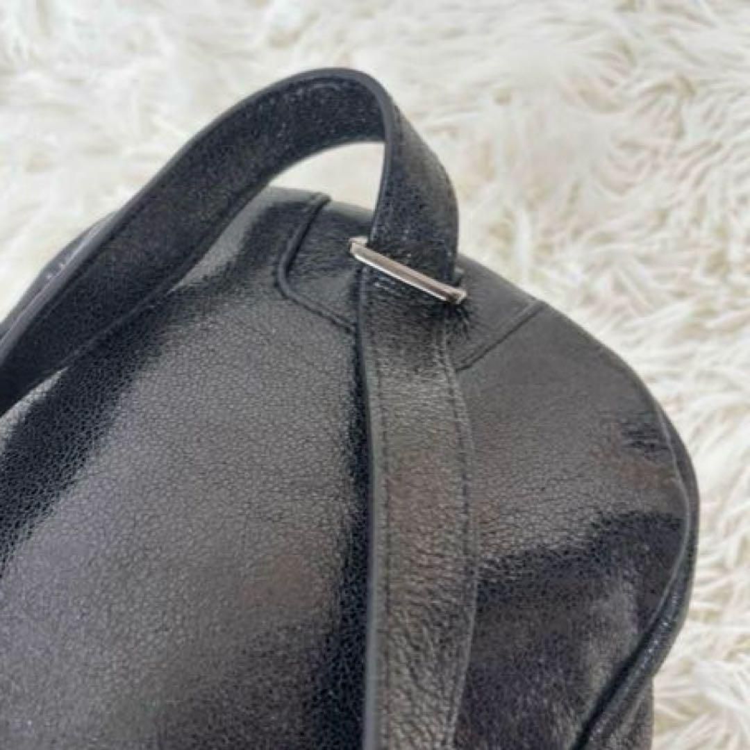 FURLA✨未使用級スパイバッグ　ミニリュック　レザー　タッセルシルバーチェーン