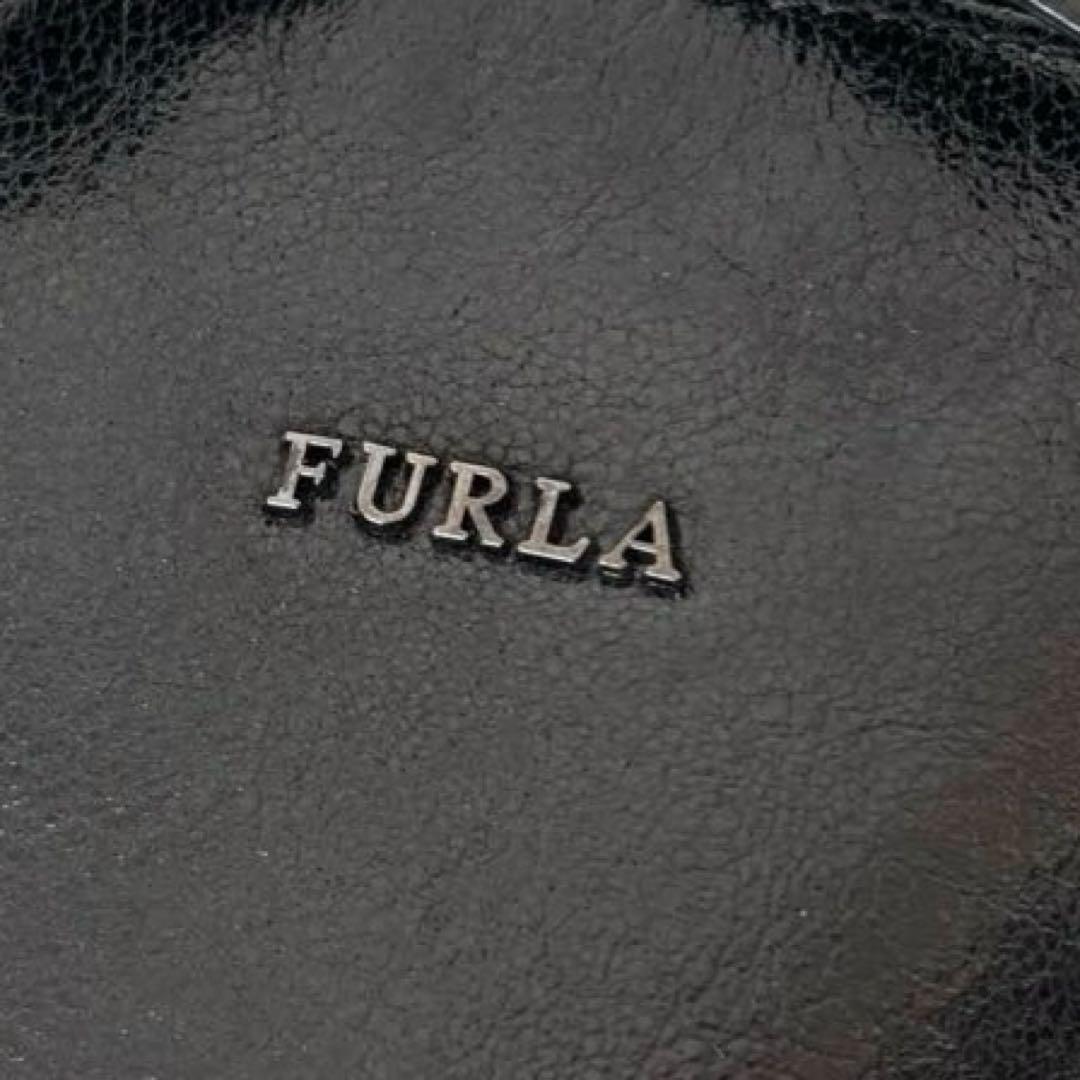 FURLA✨未使用級スパイバッグ　ミニリュック　レザー　タッセルシルバーチェーン