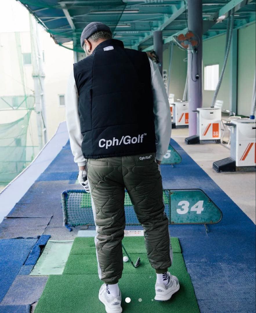 Cph/Golf キルティングパンツ Lサイズ