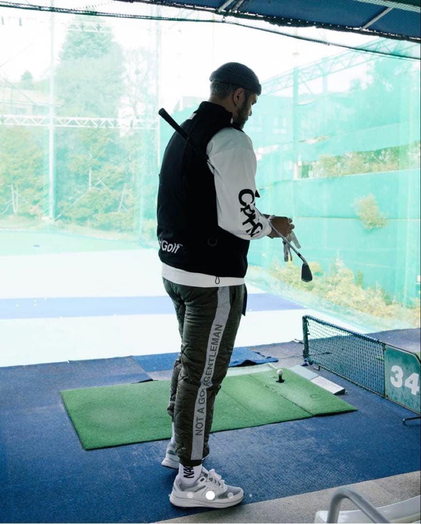 Cph/Golf キルティングパンツ Lサイズ