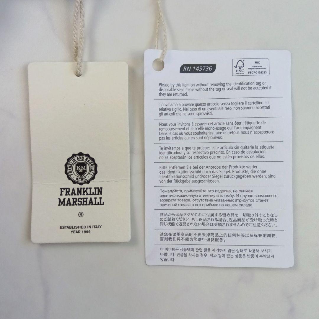 3L 新品タグ付き✨ フランクリンマーシャル スタジャン デカワッペン レザー