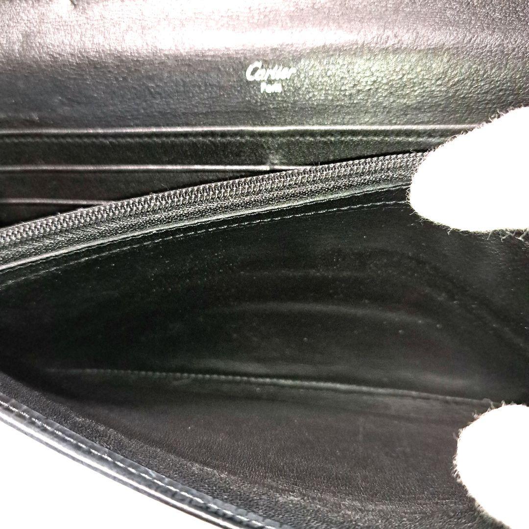 ✨️美品✨カルティエ 長財布 ハッピーバースデー マストライン エナメル 黒