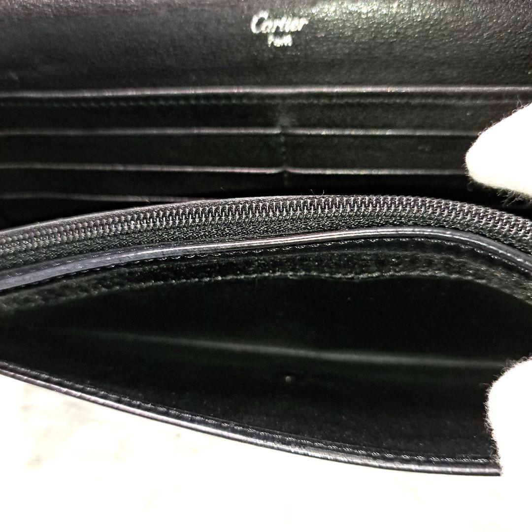 ✨️美品✨カルティエ 長財布 ハッピーバースデー マストライン エナメル 黒